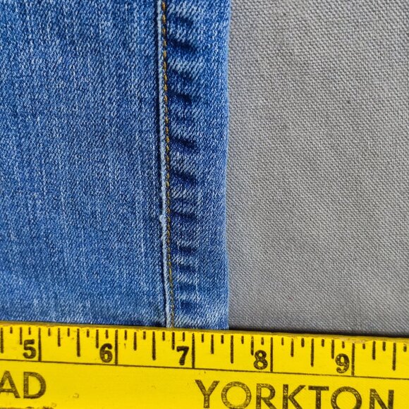 Lauren Ralph Lauren jeans women's size 10? (32) hard washed denim blue straight - Picture 15 of 15